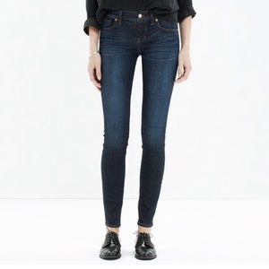 Madewell skinny skinny jeans waterfall wash